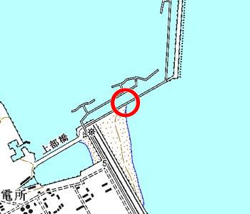 茨城県神栖市付近の地形図