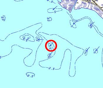 霞ヶ浦付近の地形図