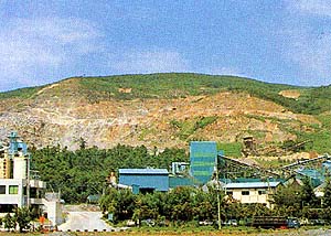 採石地の画像