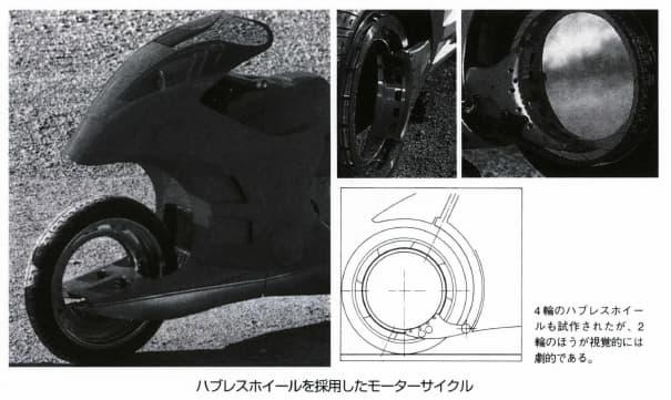 ハブレスホイール