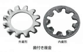 歯付き座金