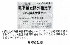 身障者登録