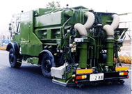 排水性舗装機能回復車