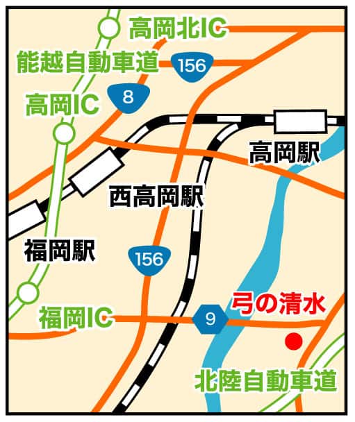アクセスマップ図
