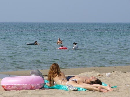 水浴場画像