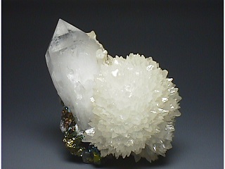 方解石と水晶