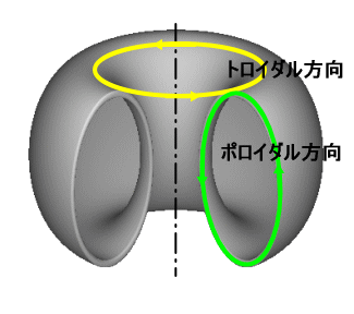 ポロイダル方向