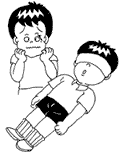 まぶたの切りきず