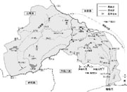 相模川流域図