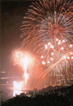 宮川河畔花火大会（伊勢市）
