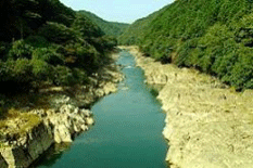 【鹿跳渓谷（通常時）】