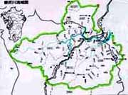 番匠川流域図