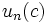 u_{n}(c)\, 