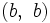 (b, \ b)\, 