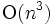 {\rm O}(n^3)\, 