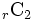 {}_r{\rm C}_2\, 
