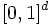 [0,1]^d