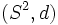 (S^{2}, d)\, 