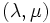 (\lambda,\mu)