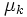 \mu_k \,