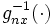 g^{-1}_{nx}(\cdot)\, 