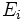 E_{i}\, 