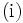 \mbox{(i)}\, 