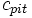 c_{pit}\, 