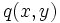q(x,y) \,