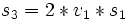 s_3=2*v_1*s_1\, 