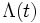 \Lambda(t)\,