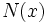 N(x)\,