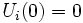 U_{i}(0)=0\, 