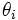 \theta_{i}\, 