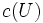 c(U)\, 