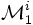 \mathcal{M}^i_1 \,