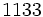 1133 \,