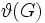 \vartheta (G)\,