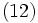 (12)\, 