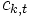 c_{k,t}\,