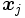 \boldsymbol{x}_j\, 