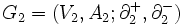 G_2=(V_2,A_2;\partial^+_2,\partial^-_2)\, 