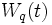 W_q(t)\, 