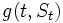 g(t, S_t)\, 