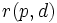 r(p,d)\,