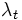 \lambda_t\, 