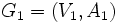 G_1=(V_1,A_1)\,