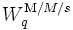 W_q^{{\mathrm M/M/}s}\,