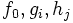 f_0,g_i,h_j
