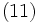 (11)\, 